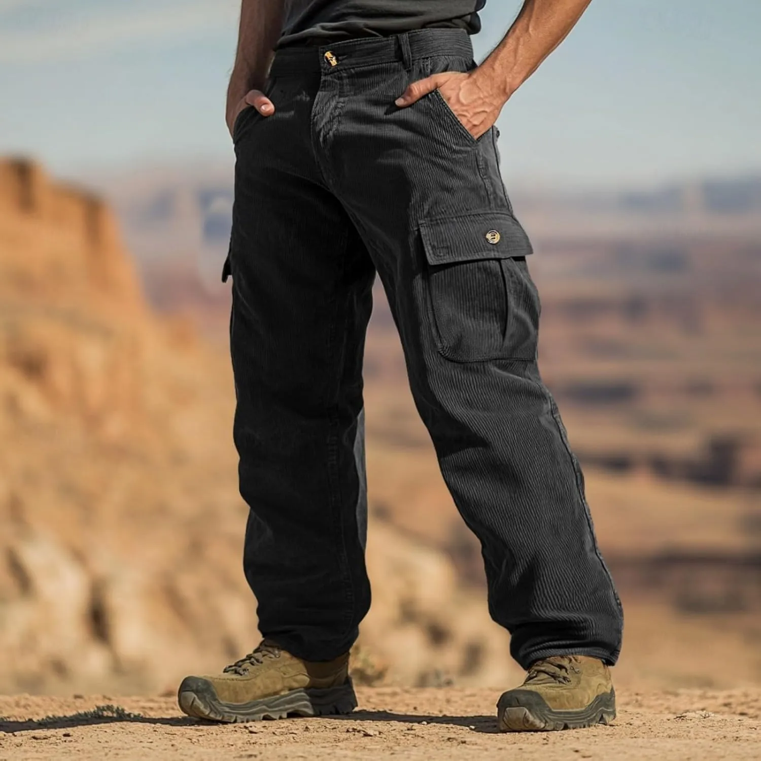 Tactical Pants for Men Stretch Ripstop Waterproof Utility Cargo Hiking Pants Breathable Work Pant Fishing with Pockets