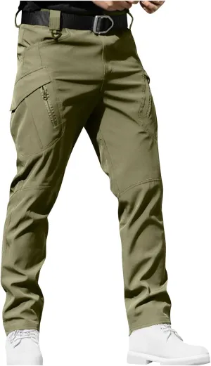 Tactical Pants for Men Water Resistant Stretch Cargo Work Pants Ripstop Quick Dry Fishing Hiking Pant Multi Pockets