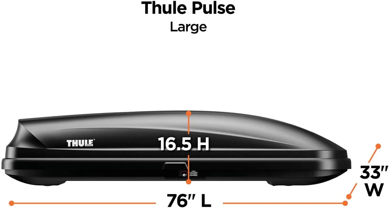 Thule 615 Pulse Rack, Large, Black
