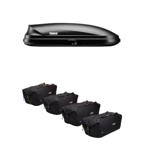 Thule Cargo Box   Go Packs - Black, Water Repellent, Roof Mount, Hard Shell