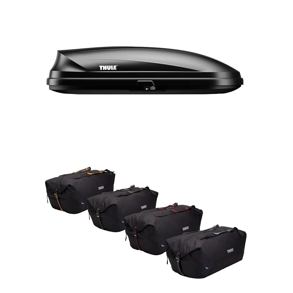 Thule Cargo Box   Go Packs - Black, Water Repellent, Roof Mount, Hard Shell
