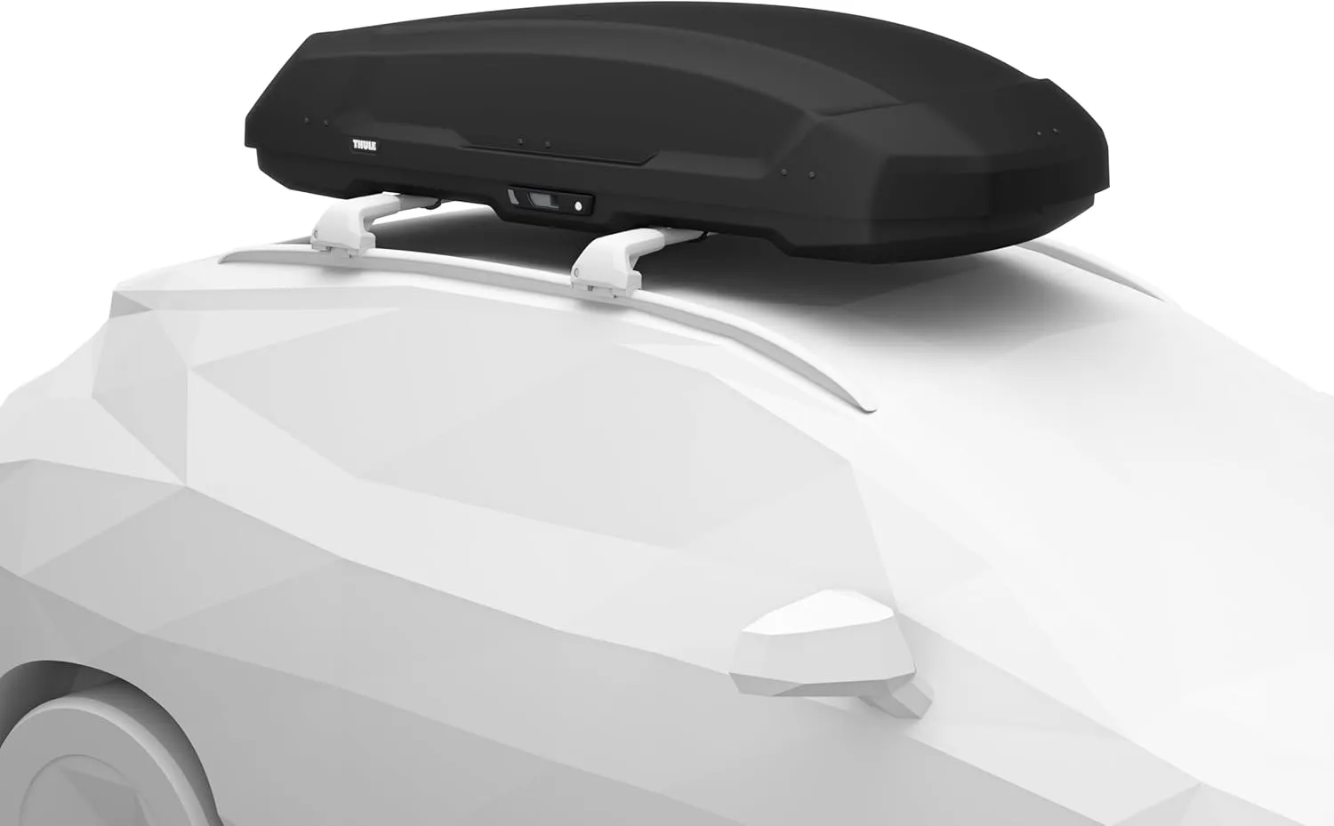 Thule Force 3 - Size L - 16 cu ft - Aerodynamic roof Mounted Box - Dual-Sided Opening with Locks - Tool-Free Install - Weatherproof Design - for SUVs, Trucks, Cars, EVs and More