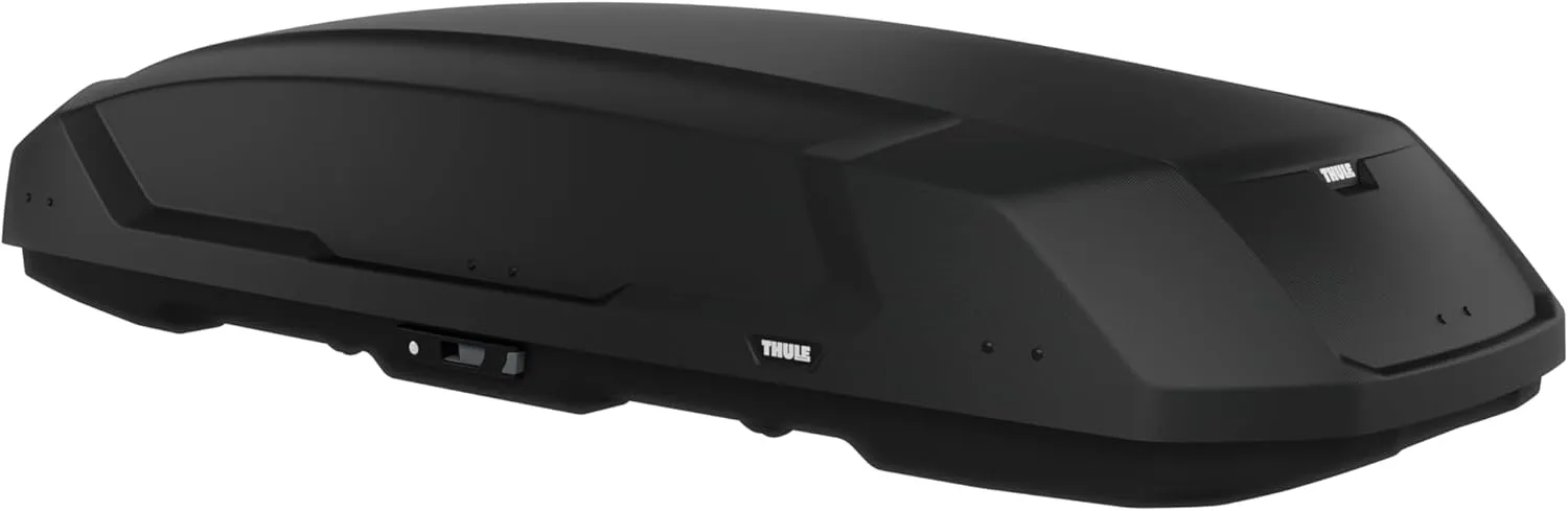 Thule Force 3 - Size XXL - 21 cu ft - Aerodynamic roof Mounted Box - Dual-Sided Opening with Locks - Tool-Free Install - Weatherproof Design - for SUVs, Trucks, Cars, EVs and More