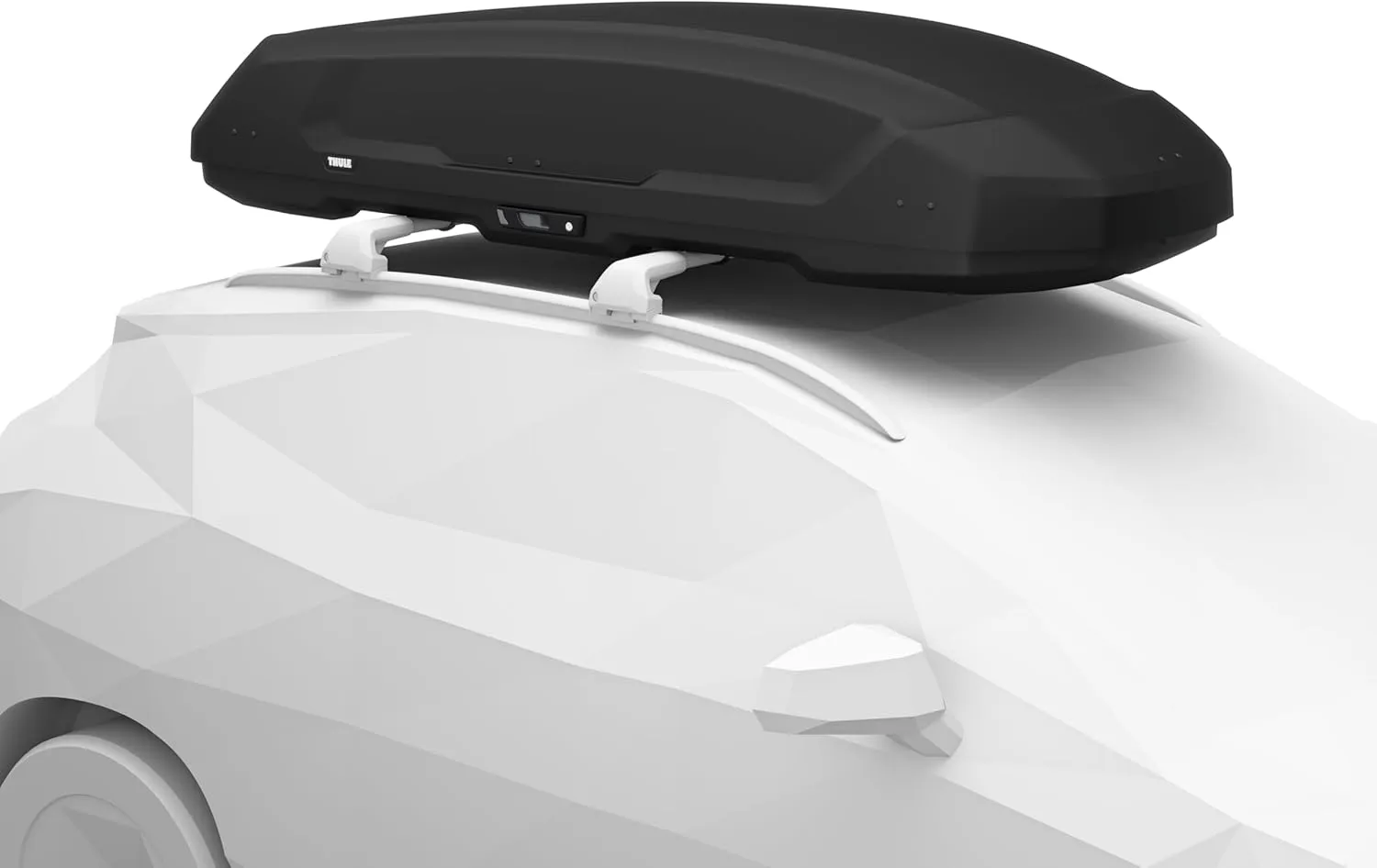 Thule Force 3 - Size XXL - 21 cu ft - Aerodynamic roof Mounted Box - Dual-Sided Opening with Locks - Tool-Free Install - Weatherproof Design - for SUVs, Trucks, Cars, EVs and More