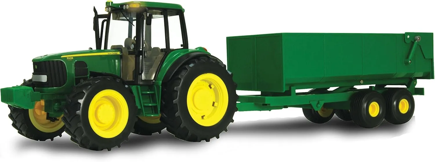Tomy John Deere Big Farm Tractor with Wagon