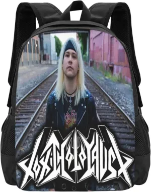 Toxic Music Holocaust Backpack Fashion Laptop Bag Lightweight Work Daypack Hiking Backpacks Outdoor Shoulder Bags