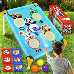 TOY Life Bean Bag Toss Carnival Game, Corn Hole, Outside Toys for Kids Ages 4-8, Kids Toys for Boys 3-5, Easter Outdoor Game for Ages 4-8, Gift for 3 Year Old Boys, Backyard Lawn Birthday Party Games