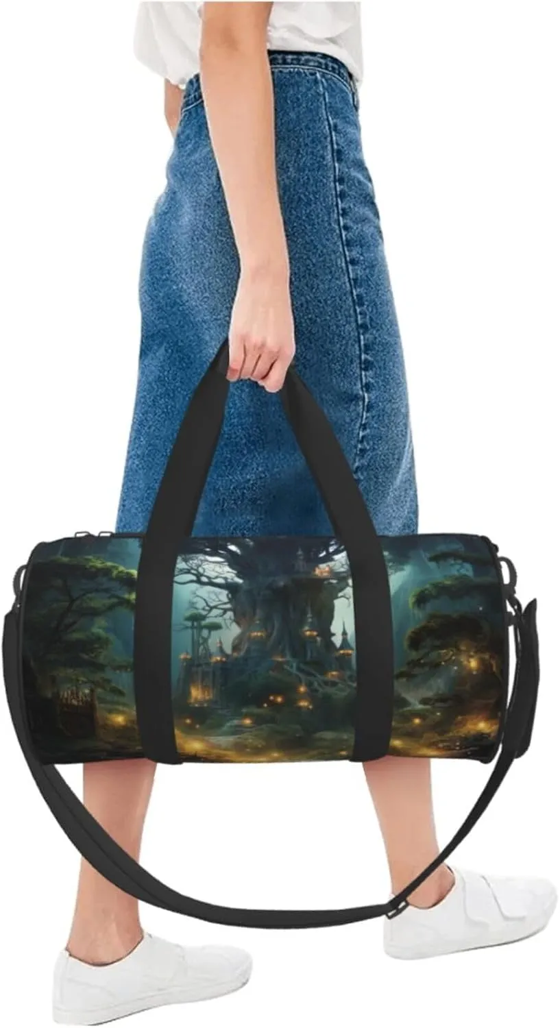 Travel Duffel Bag Fantasy Weekender Overnight Bag For Men Women Large Capacity Sports Gym Bag Canvas Carry On Tote Bags For Travel Yoga