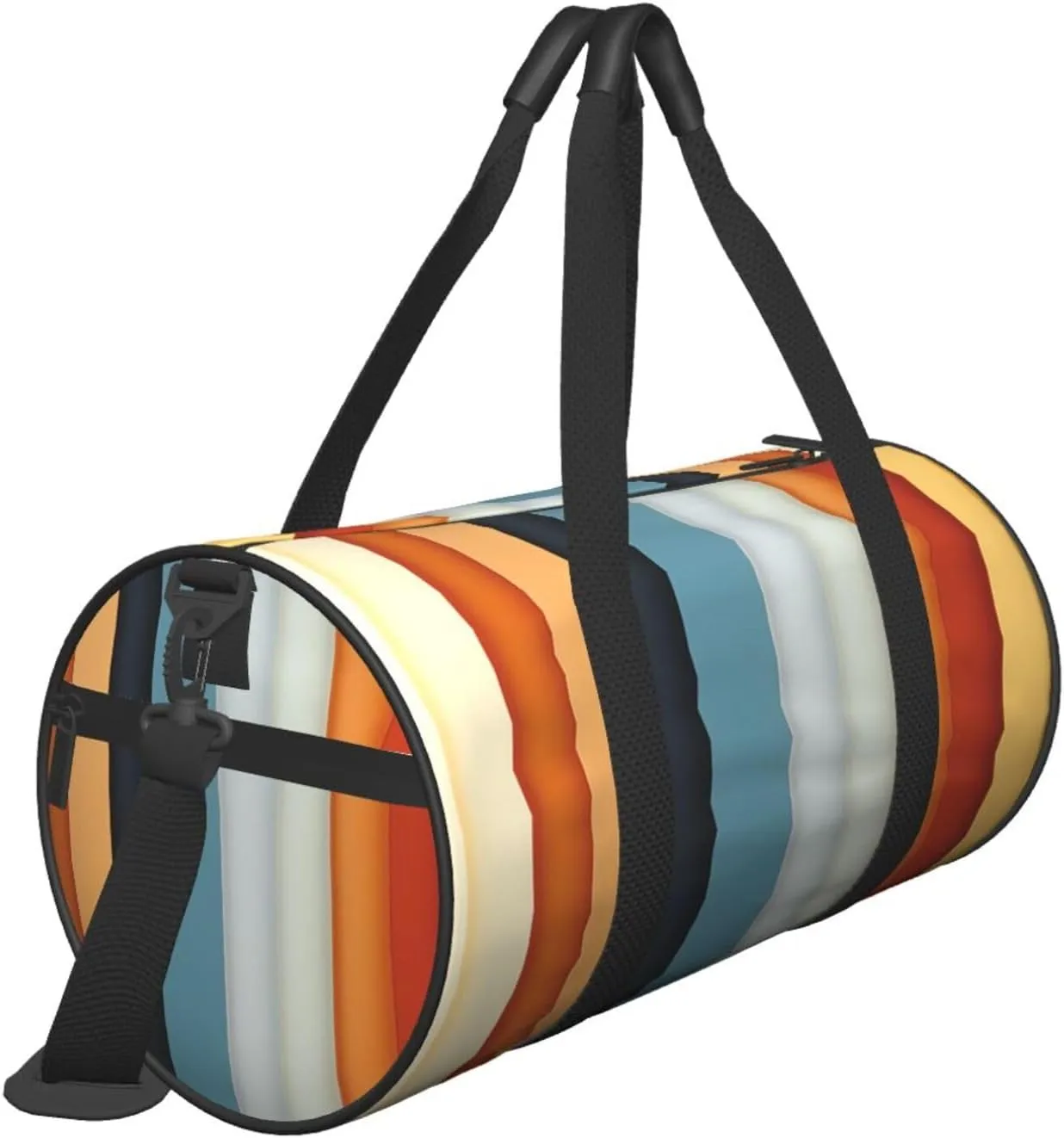 Travel Duffel Bag Stripe Arrangement Weekender Overnight Bag For Men Women Large Capacity Sports Gym Bag Canvas Carry On Tote Bags For Travel Yoga