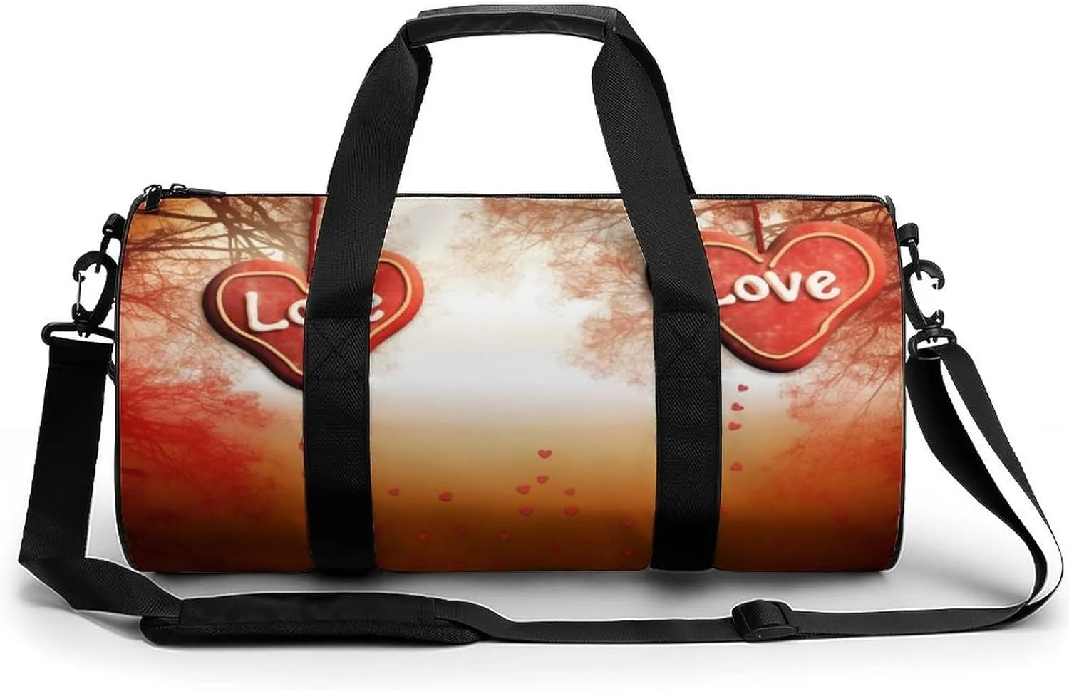 Travel Duffel Bag Weekender Bags for Men Women Large Capacity Overnight Bags Romance Love Travel Sports Gym Bag Canvas Carry On Tote Bags for Travel Yoga