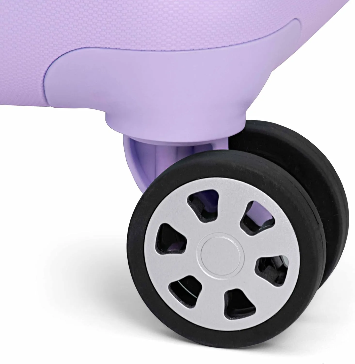 Traveler's Choice Pagosa Indestructible Hardshell Expandable Spinner Luggage, Lavender, Check-in Only