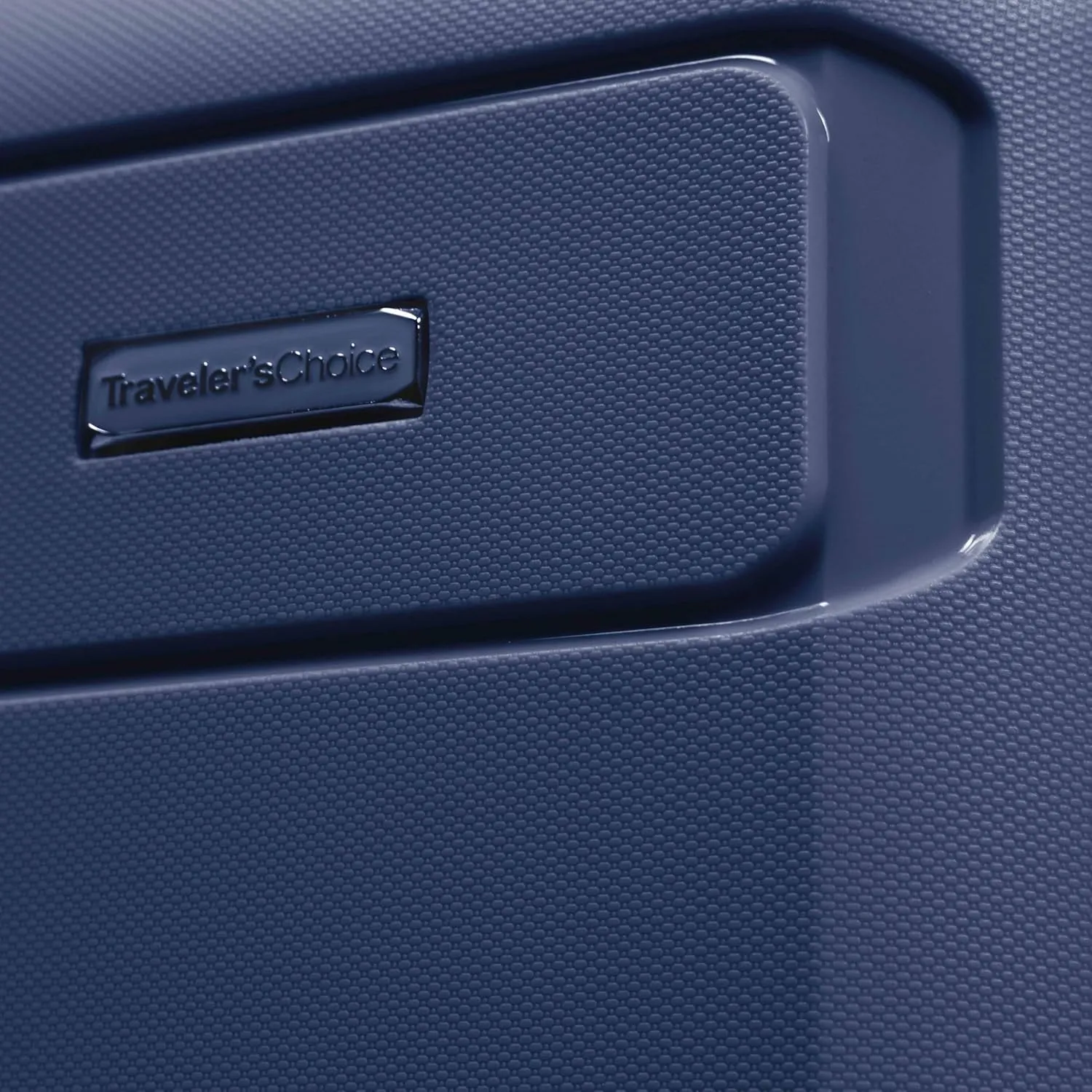 Traveler's Choice Pagosa Indestructible Hardshell Expandable Spinner Luggage, Navy, Check-in Only