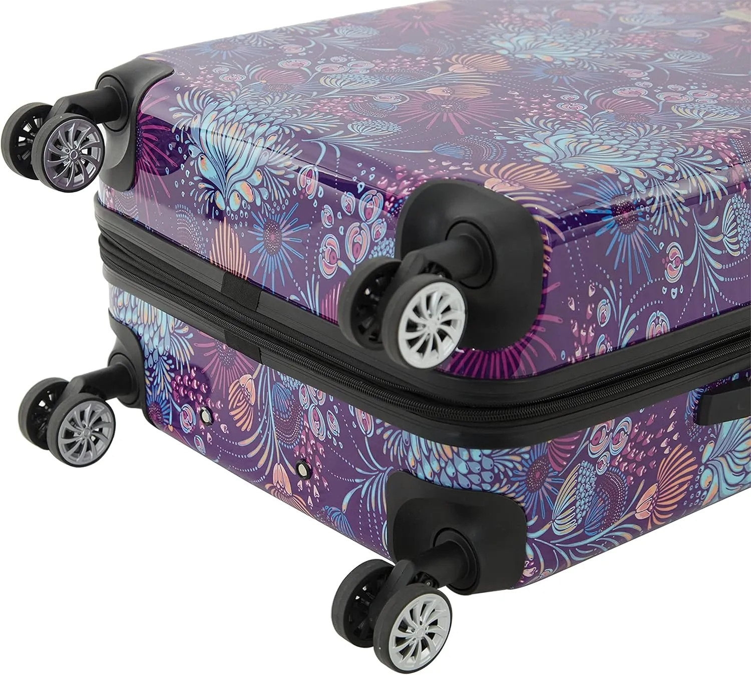 Travelers Club Bella Caronia Deluxe 20", 3 Luggage & Travel Accessories, Jardin, 7 Piece Set