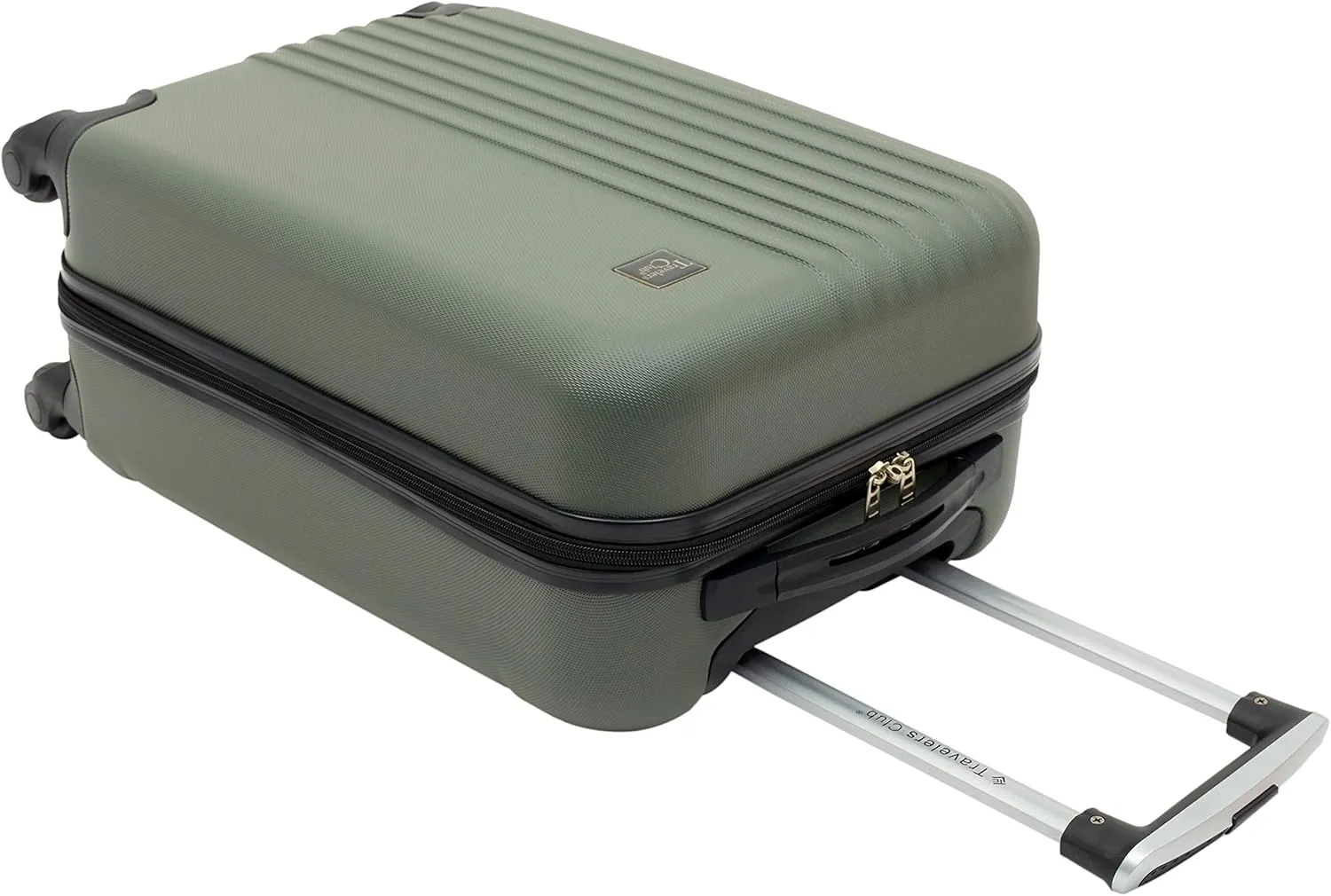 Travelers Club Cosmo Hardside Spinner Luggage, Fern Green, Carry-On 20-Inch