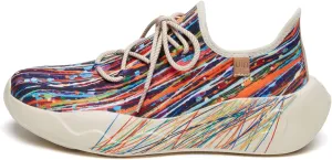 UIN Women's Fashion Sneakers Lightweight Walking Casual Slip Ons Comfortable Art Painted Athletic Travel Shoes