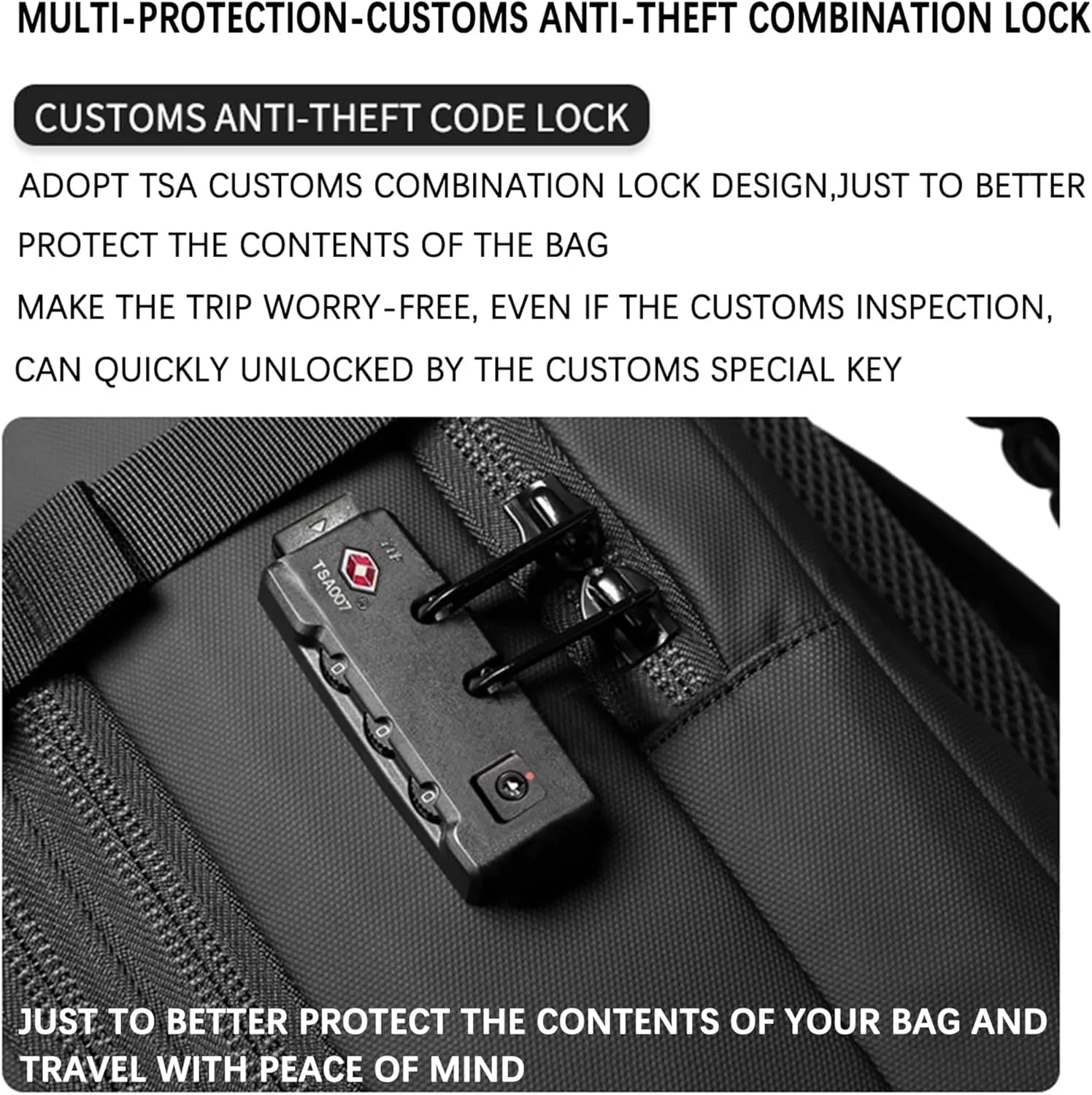 VacPack Backpack with Vacuum, 60L Airback Backpack, Waterproof with TSA Lock, Compression Feature, Fits 17” Laptop, Ideal for Airplane Travel (Blue)