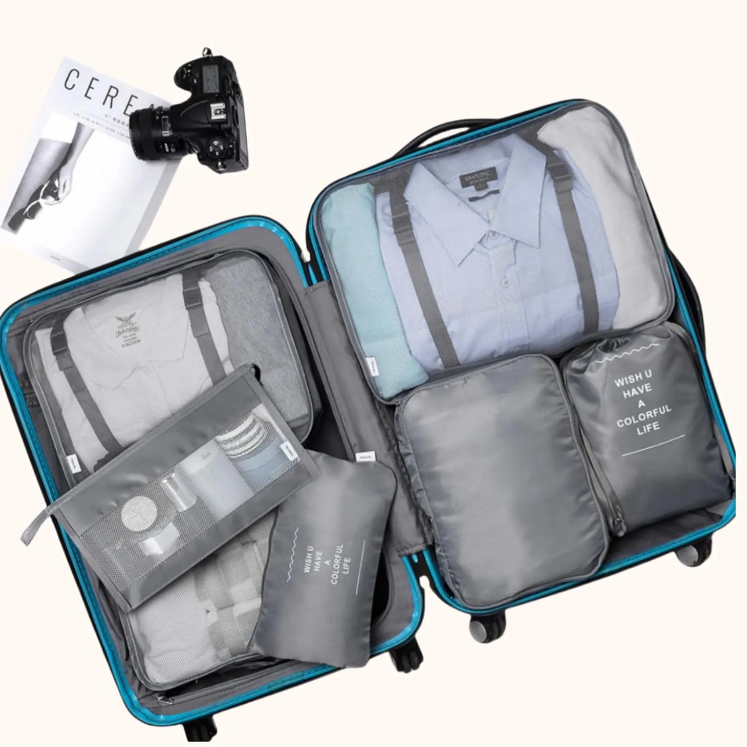 VAGREEZ Packing Cubes 7 Pieces