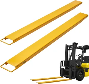 VEVOR Forklift Extensions, 72 Inch Fork Extensions 5.5 Inch Width, Heavy Duty Fork Extensions for Forklifts, 1 Pair Forklift Extensions for Forklift Truck, HX-3
