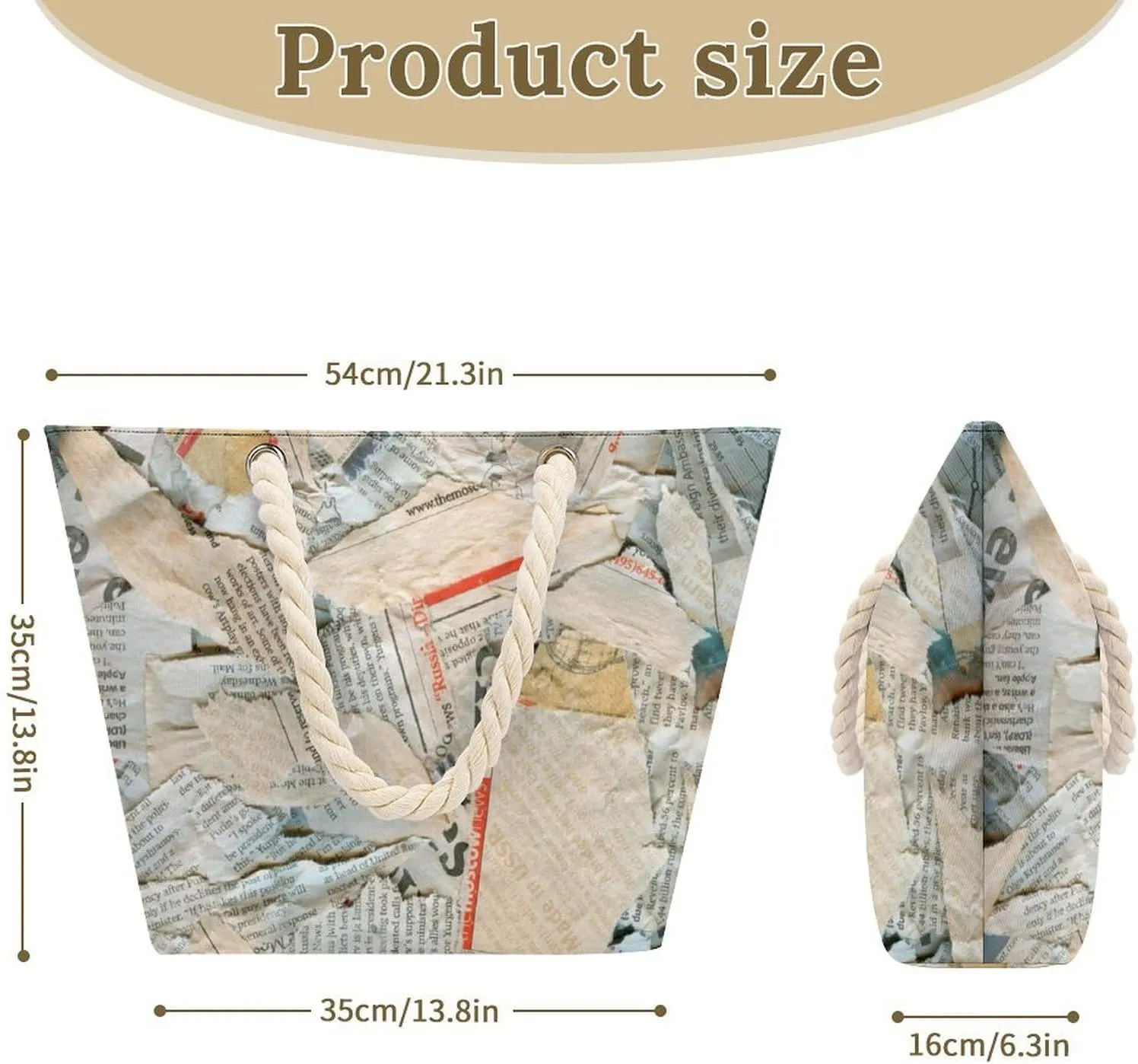 Vintage Style of Suits of Playing Cards Beach Bags for Women Large Tote Bag with Zipper Travel Carry Grocery Handbag