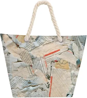 Vintage Style of Suits of Playing Cards Beach Bags for Women Large Tote Bag with Zipper Travel Carry Grocery Handbag