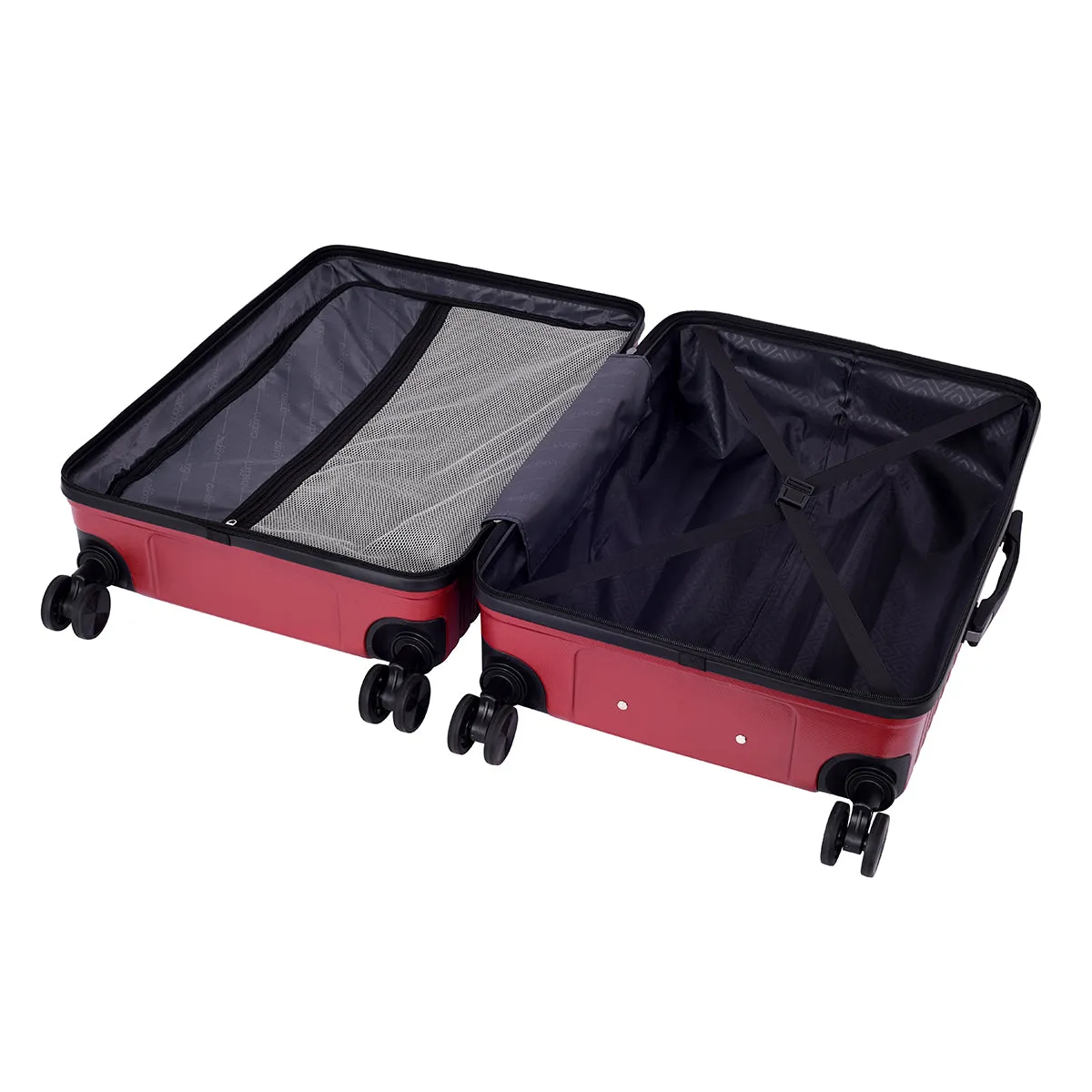 Vivid Chilli Red Light weight luggage - Medium & Large
