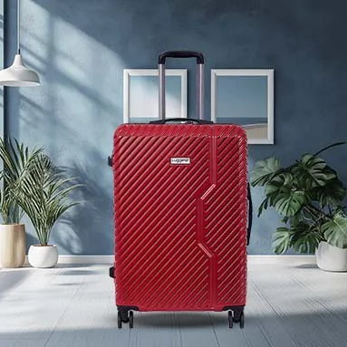 Vivid Chilli Red Light weight luggage - Medium & Large