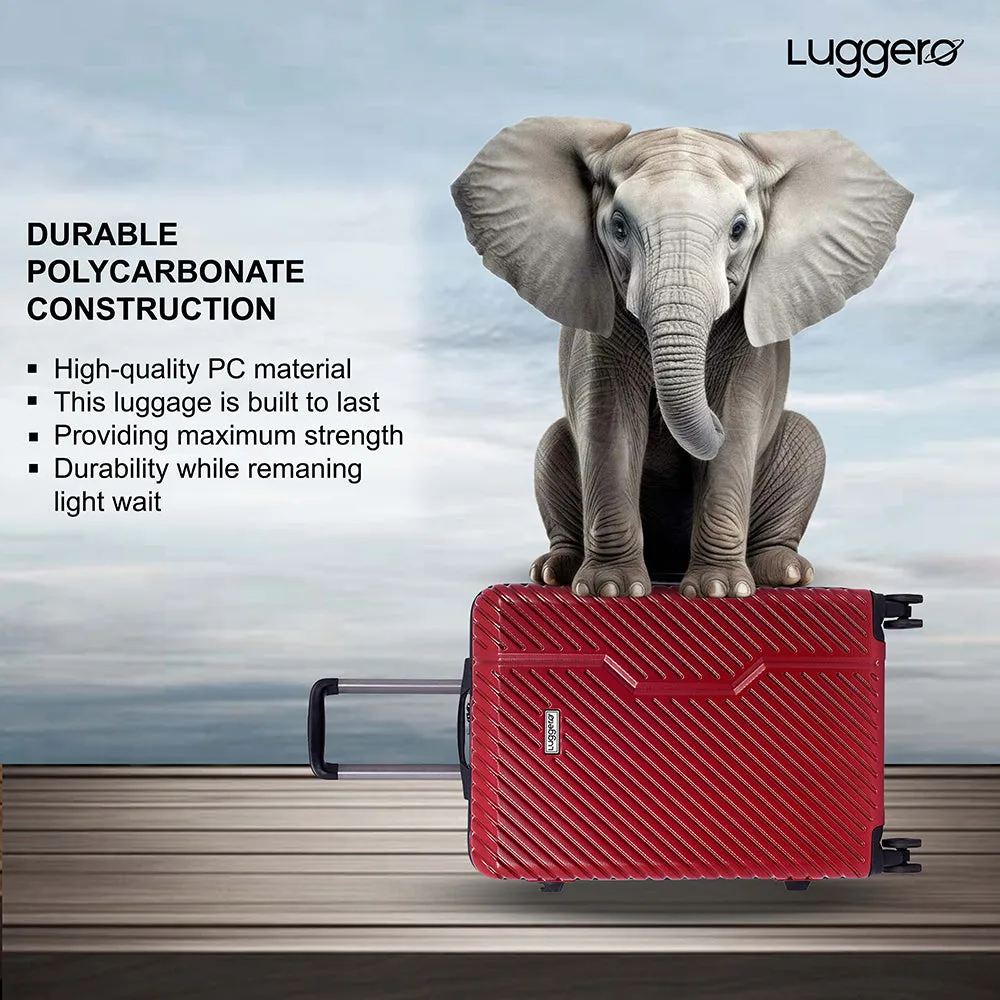 Vivid Chilli Red Light weight luggage - Medium & Large