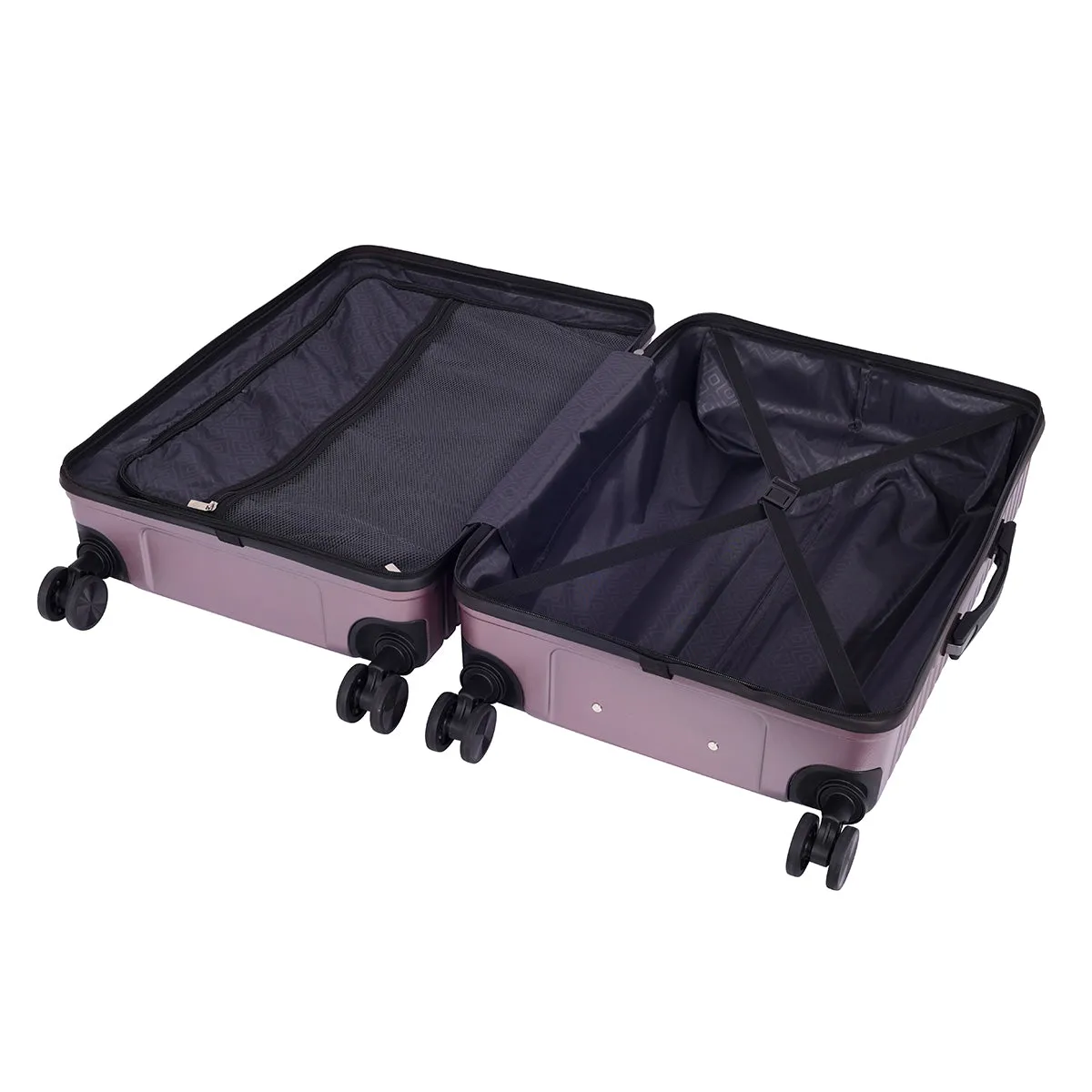 Vivid Rose Gold Light weight luggage