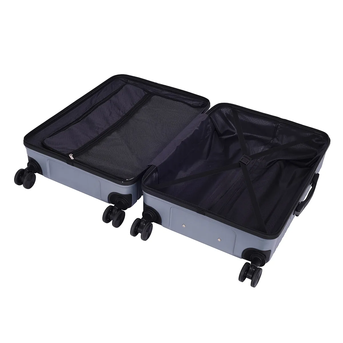 Vivid Silver Light weight luggage - Cabin & Medium