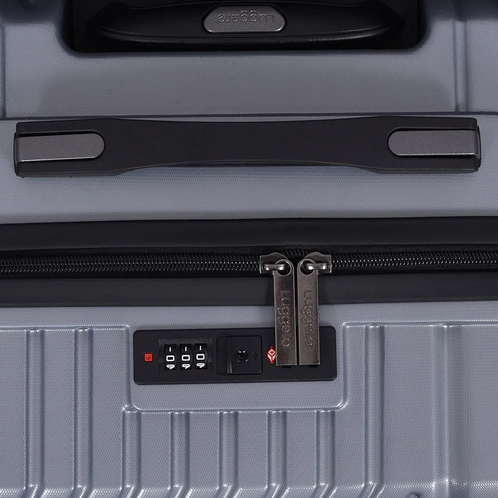 Vivid Silver Light weight luggage - Cabin & Medium
