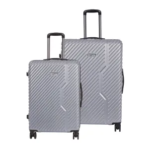 Vivid Silver Light weight luggage - Medium & Large