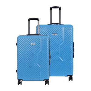 Vivid Sky Blue Light weight luggage - Medium & Large