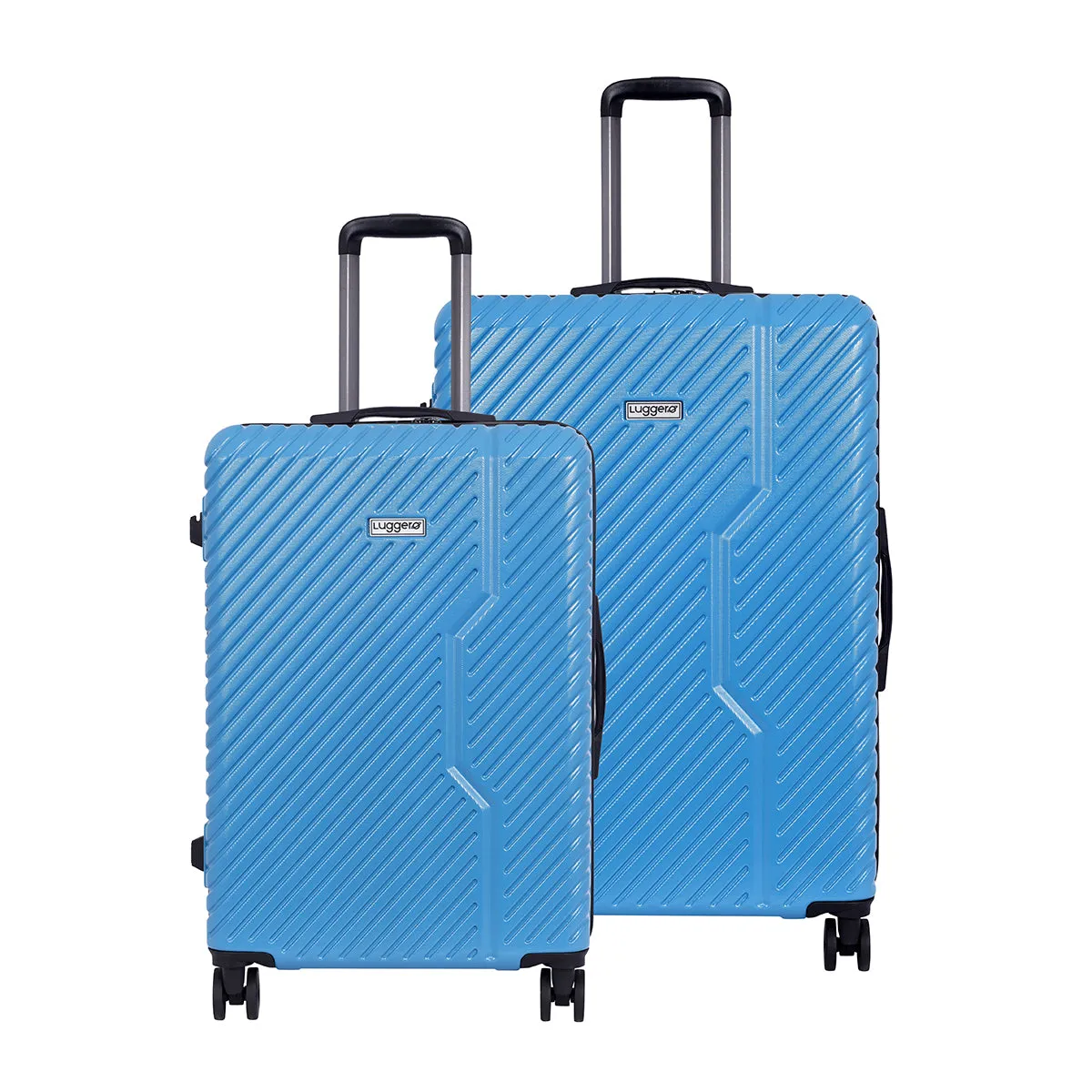 Vivid Sky Blue Light weight luggage - Medium & Large
