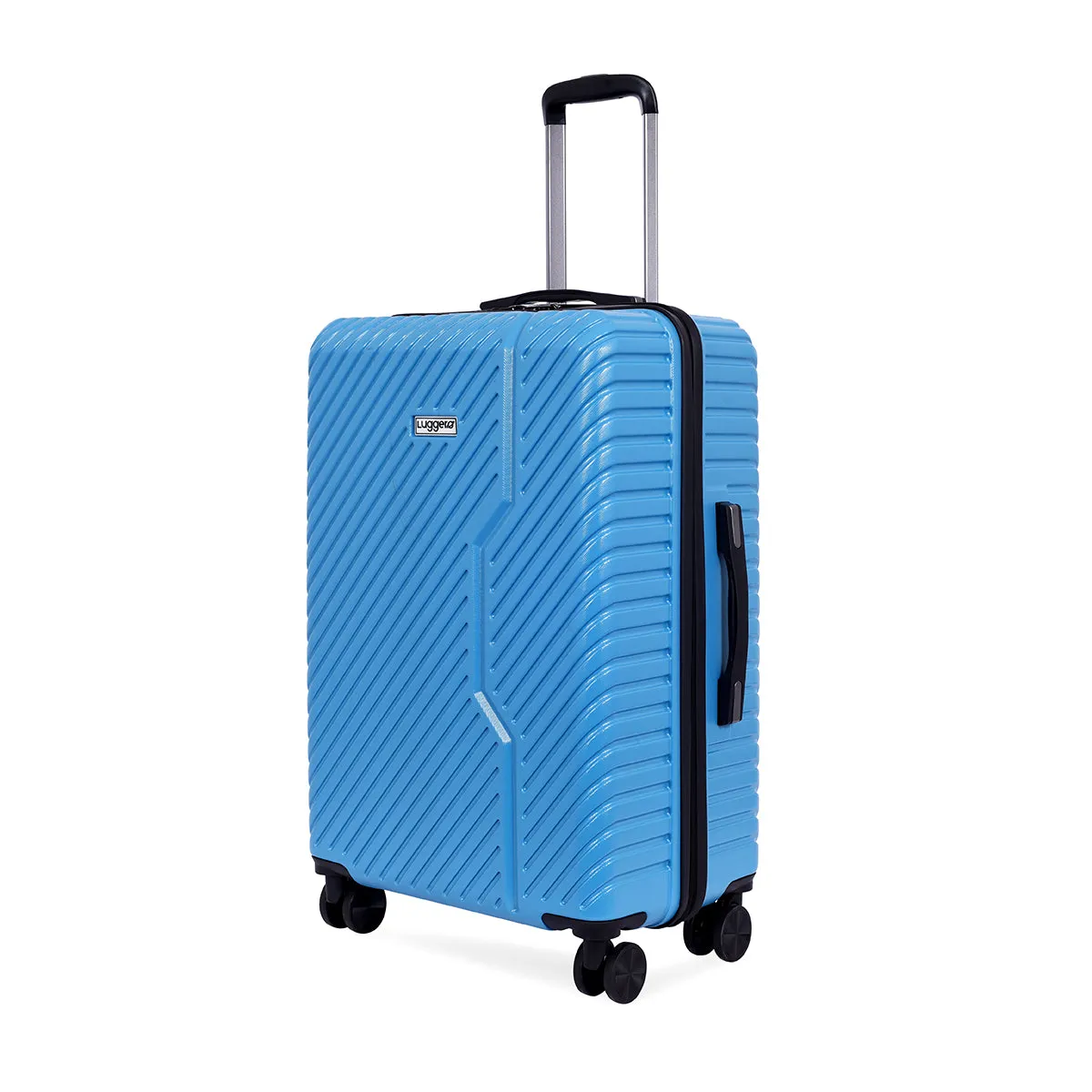 Vivid Sky Blue Light weight luggage - Medium & Large