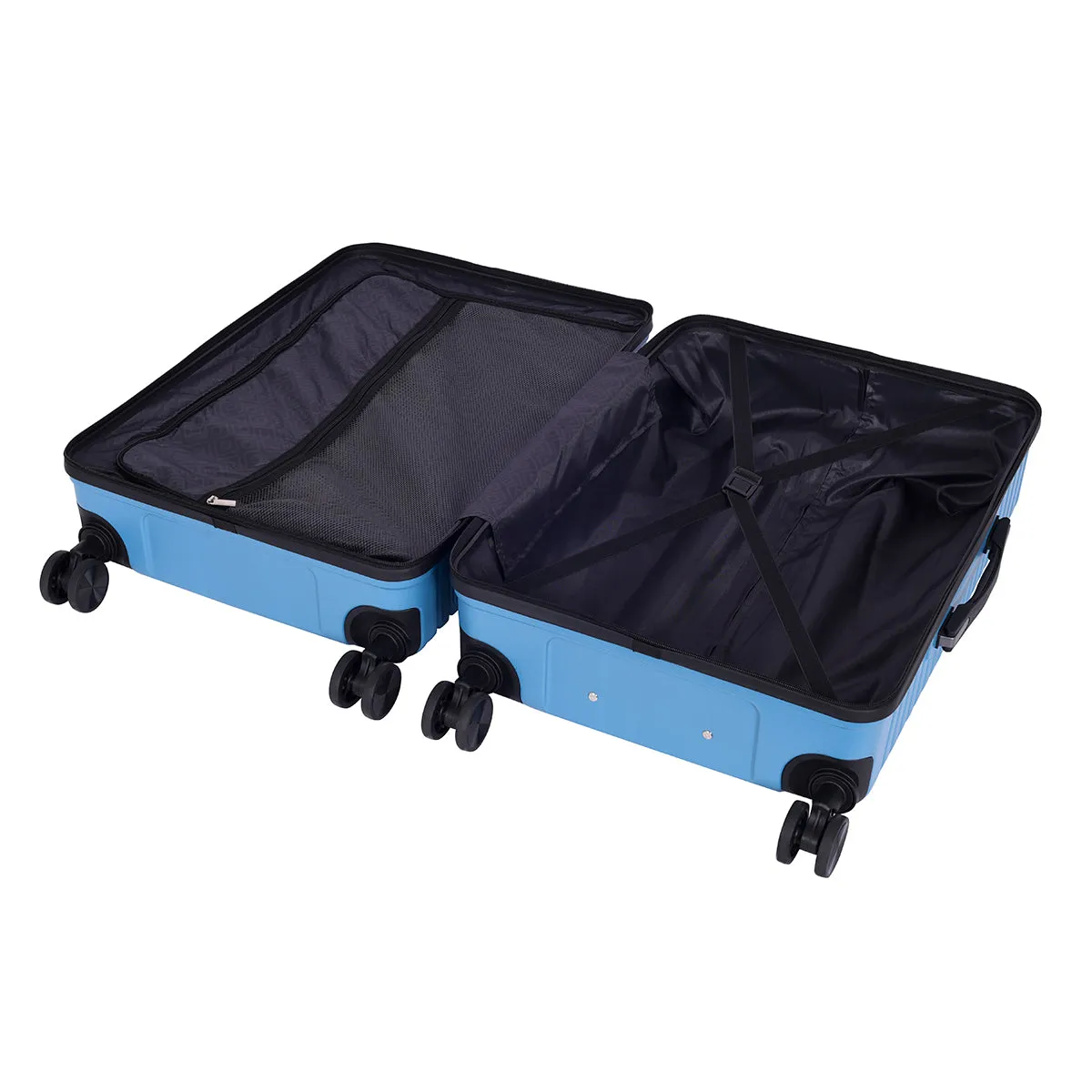 Vivid Sky Blue Light weight luggage - Medium & Large