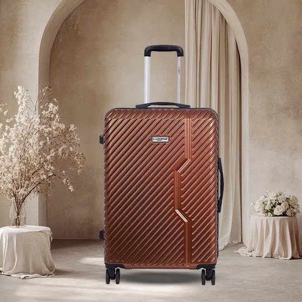 Vivid Tangerine Light weight luggage
