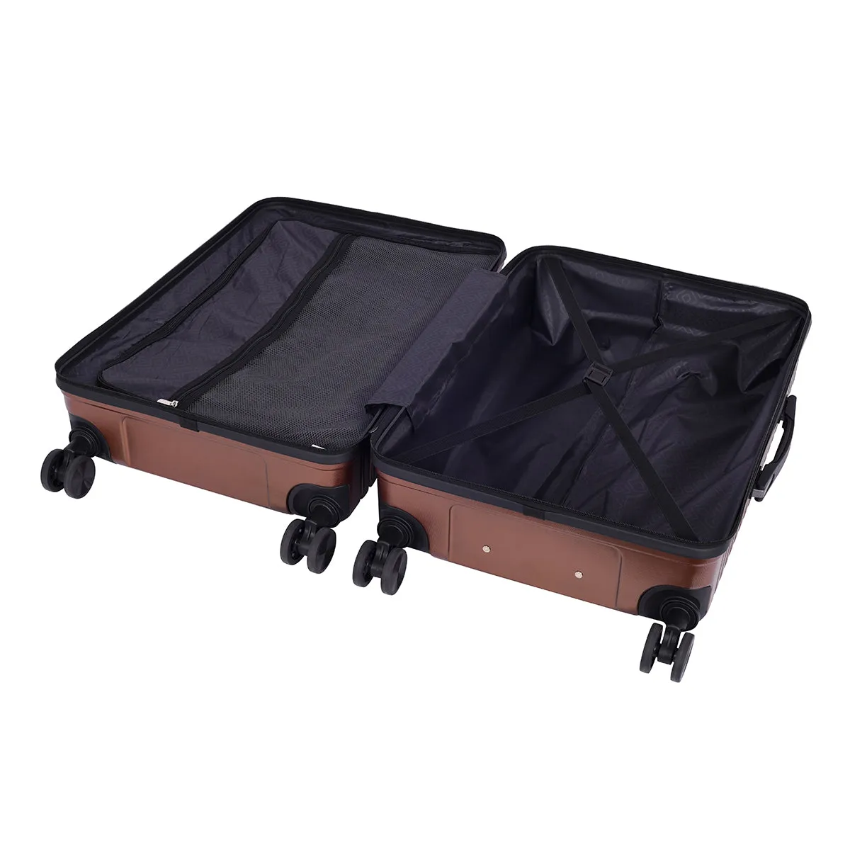 Vivid Tangerine Light weight luggage