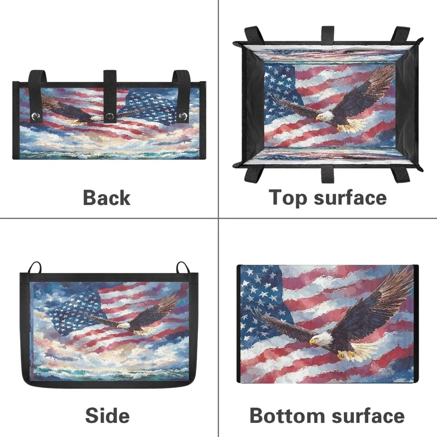 Walker Bag, Eagle Portable Rollator Walker Basket Under Seat Rollator Bag Walker Basket for Four Wheel Rollator Waterproof Basket Carry Insert for Women Men Seniors