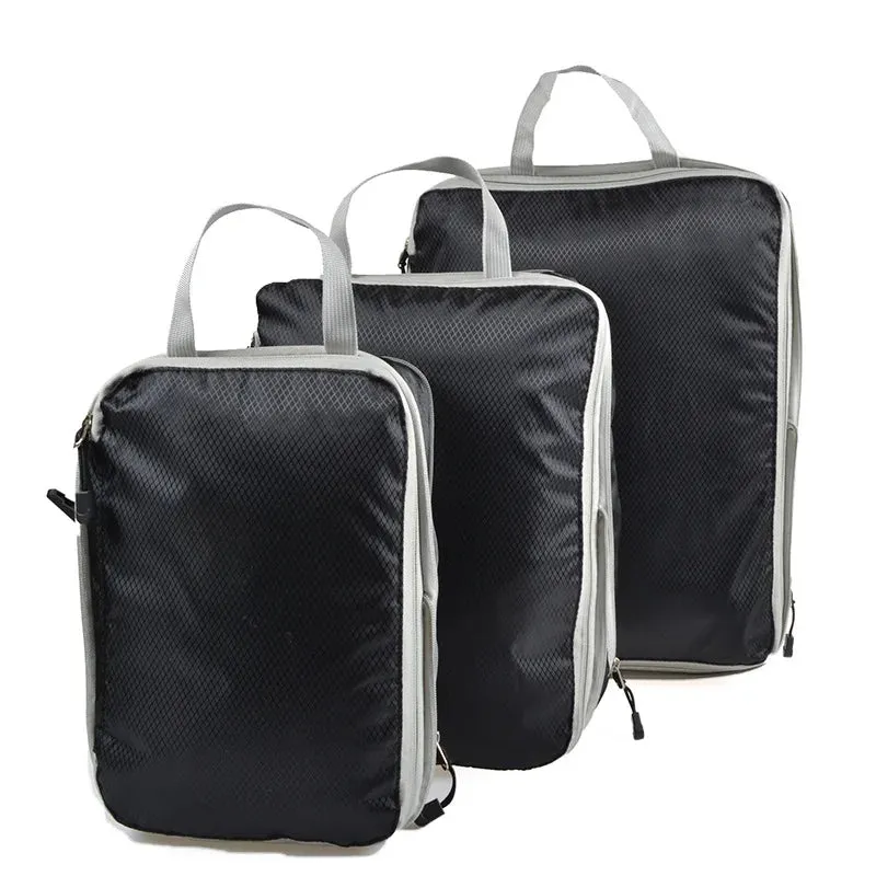 Waterproof Compression Packing Cubes for Travel