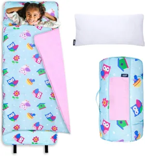 Wildkin Kids Original Nap Mat – Cozy Kids Sleep Mat with Pillow, ideal for School & Travel