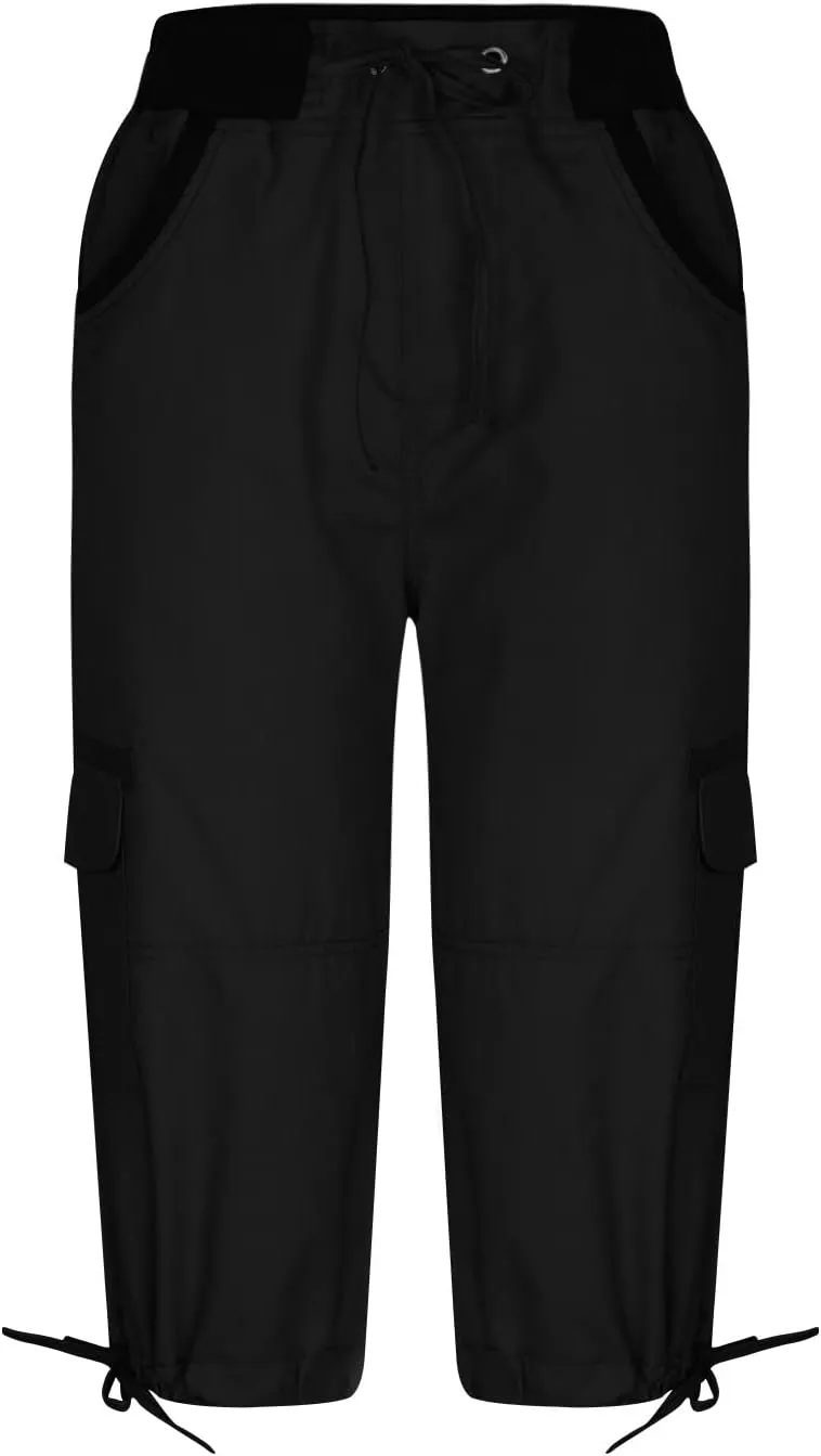 Womens Causal Cargo Pants Summer Capris Pants Lightweight Dressy Causal Pants Trendy Vacation Clothes 2024
