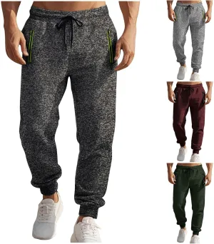 Work Pants for Men Drawstring Athleic Sport Outdoor Sweatpants with Pockets Trendy 2025 Spring Elastic Waist Pants