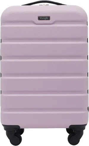 Wrangler Hardside Spinner Carry-On Luggage, Lilac, 22-Inch