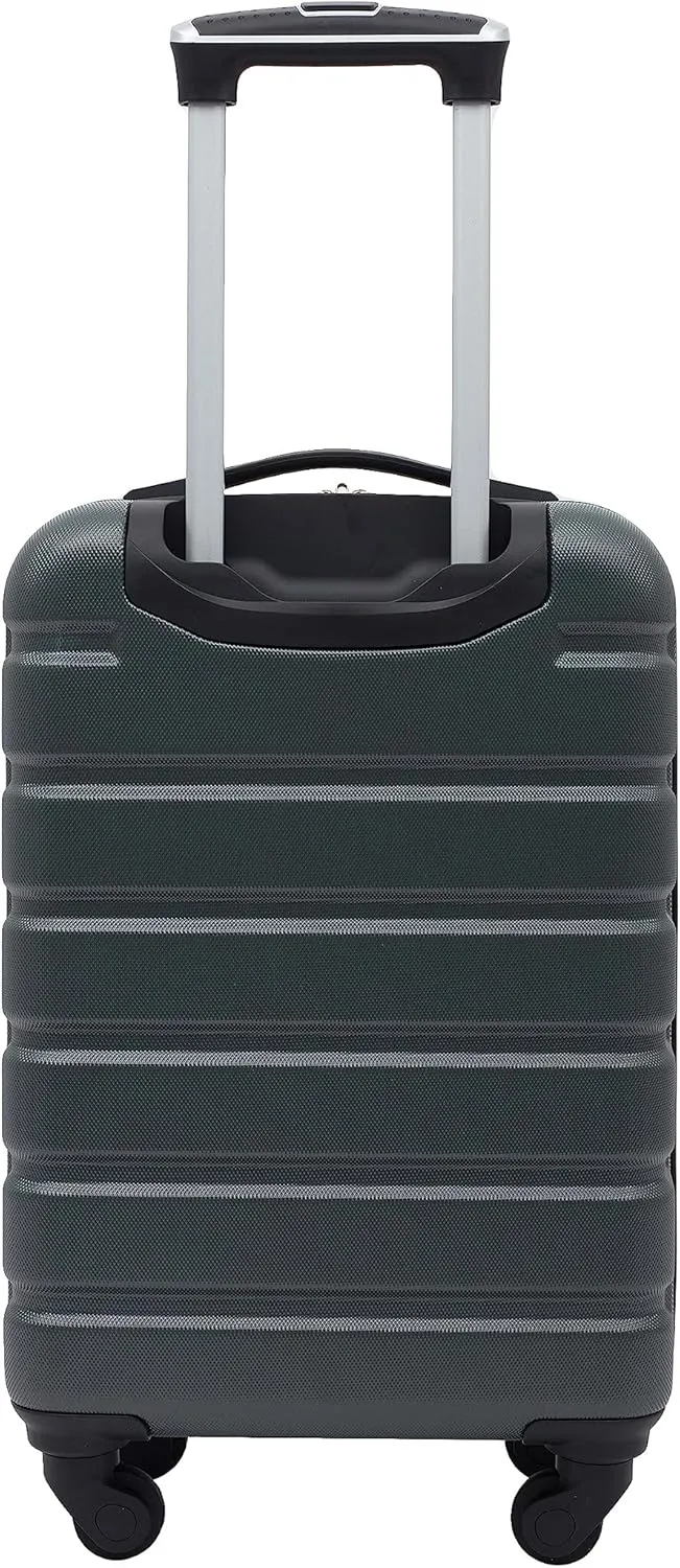 Wrangler Hardside Spinner Carry-On Luggage, Olive, 20-Inch