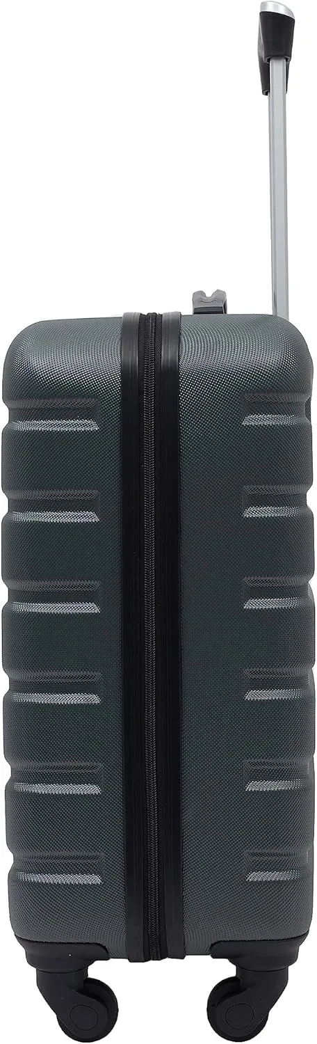 Wrangler Hardside Spinner Carry-On Luggage, Olive, 20-Inch