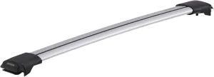 YAKIMA, RailBar Low-Profile Crossbars with Integrated Towers for Roof Rack Systems, Silver, Small