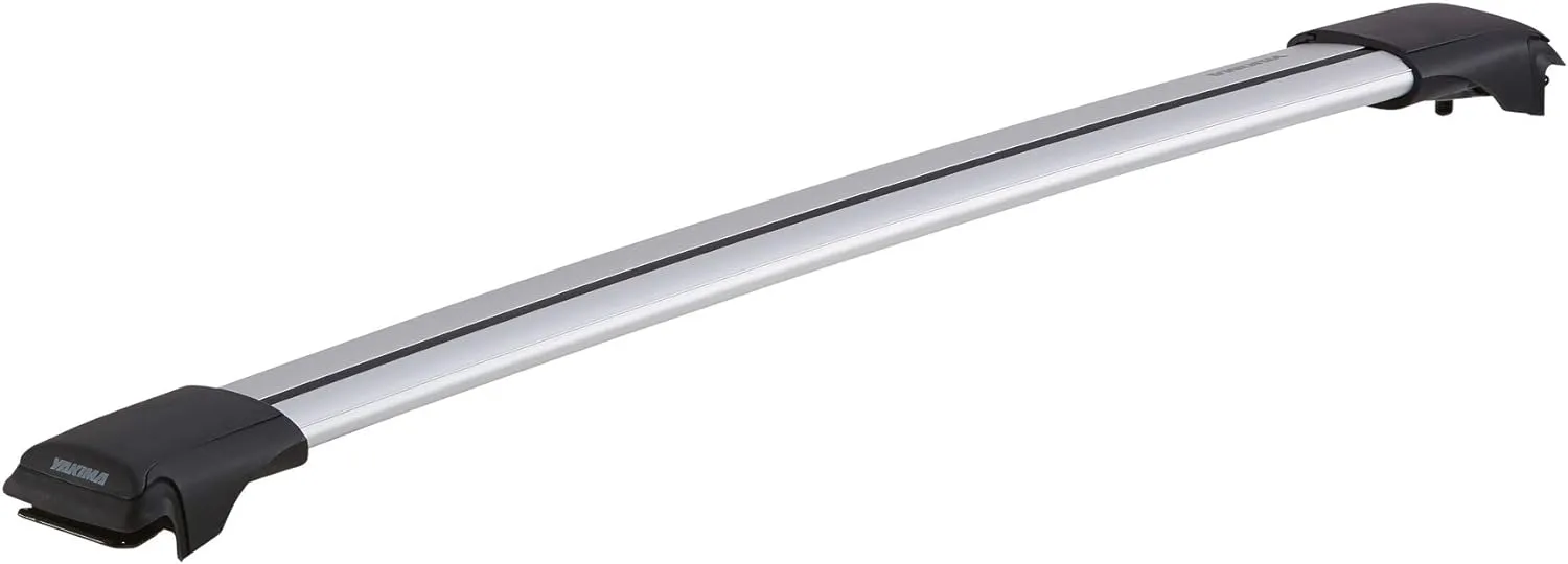 YAKIMA, RailBar Low-Profile Crossbars with Integrated Towers for Roof Rack Systems, Silver, Small